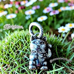 BRIGHTON "Kitty" Silver Dangle Charm